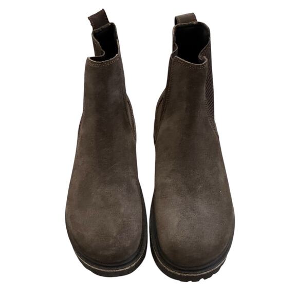 Birkenstock Highwood Slip On Mid Chelsea Ankle Boots Suede EU 39 Size 8 US - Picture 1 of 10